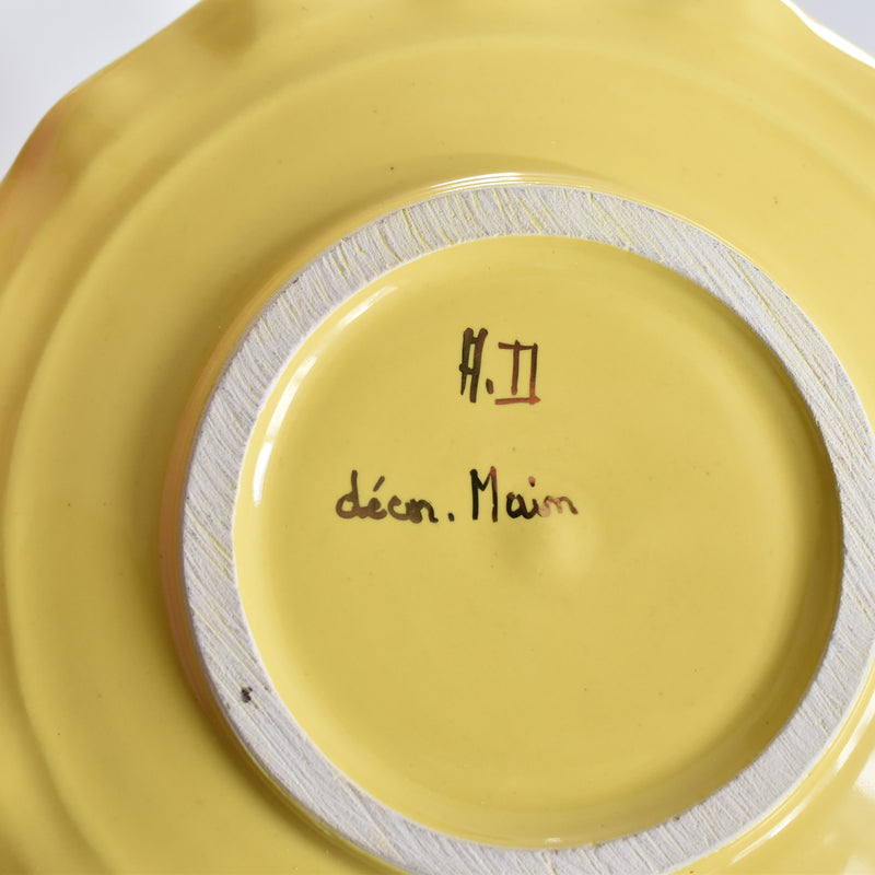 ア.ドラサンヴァル A.Dressinval コーヒーカップ＆ソーサー Yellow A