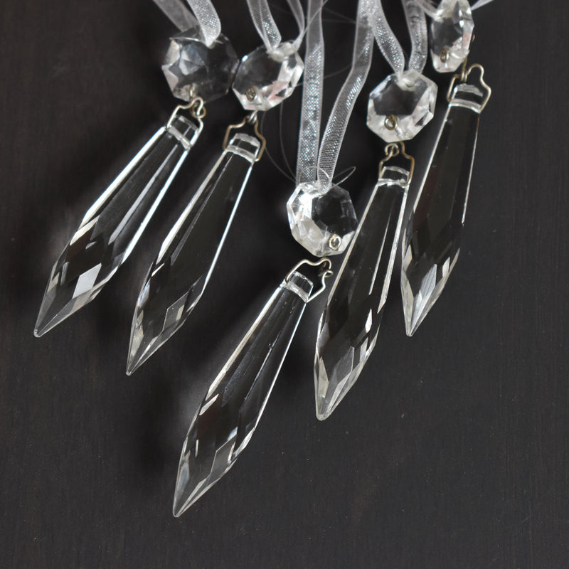 ヴィンテージシャンデリアパーツ　オーナメント　C