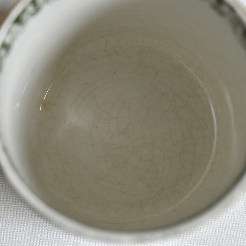 Antique Cup & Saucer Badonviller Empire E