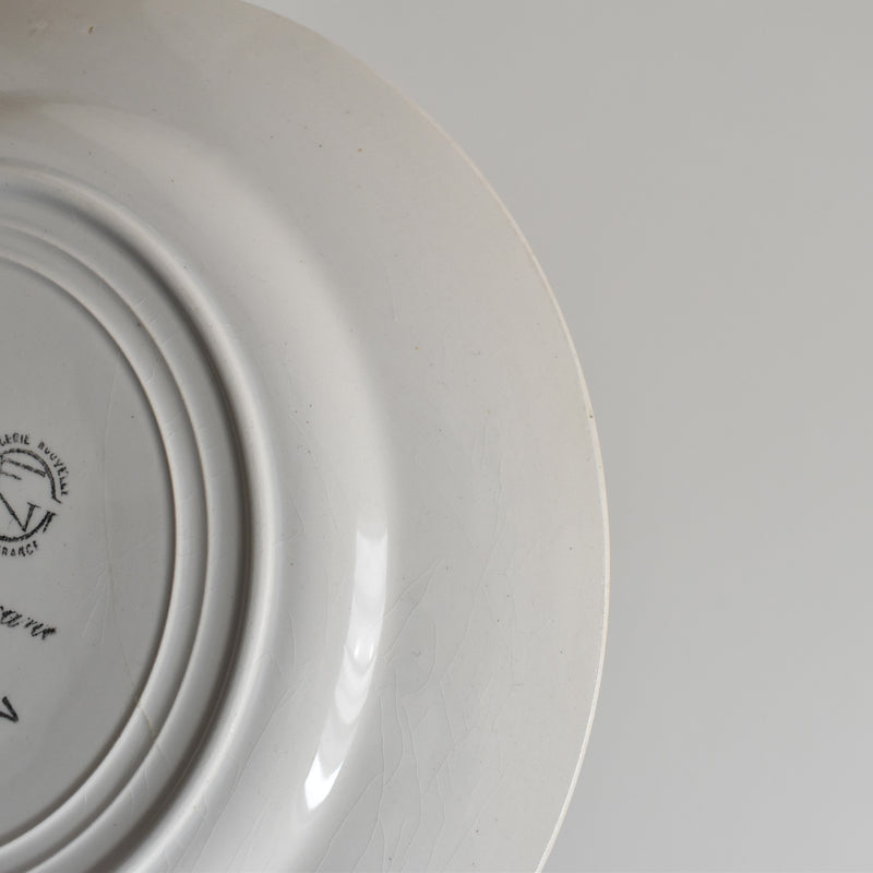 Vintage Plate Gien Roxane F