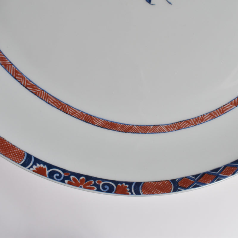 Vintage large plate Raynaud Limoges Jumièges