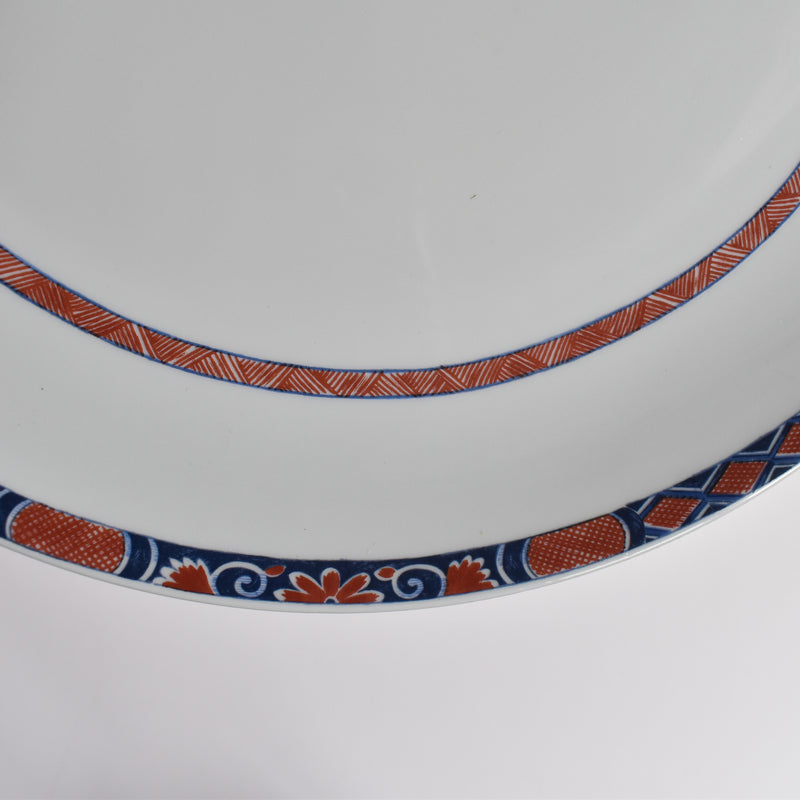 Vintage large plate Raynaud Limoges Jumièges
