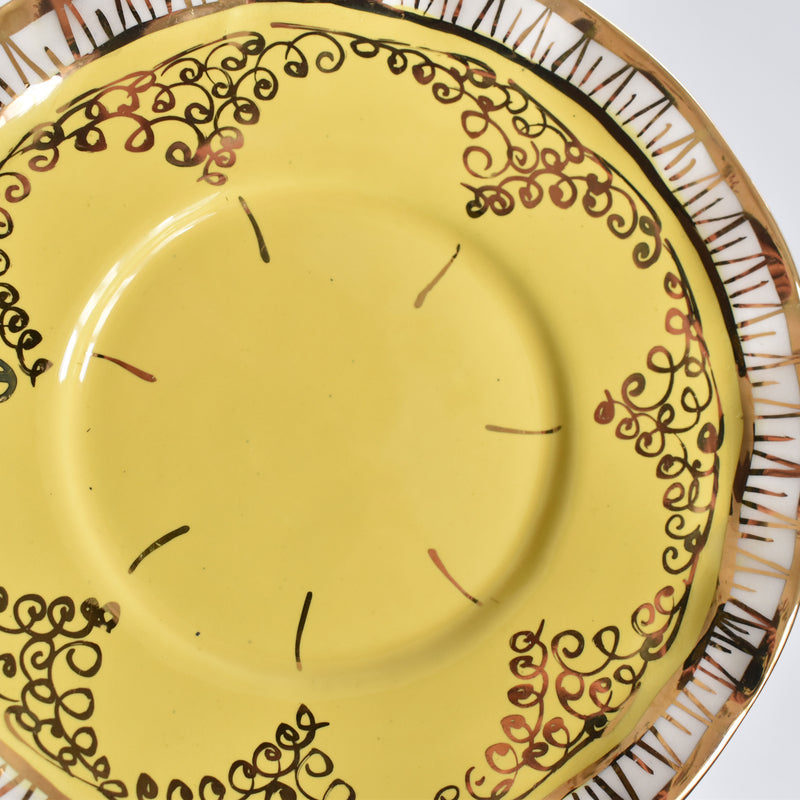 ア.ドラサンヴァル A.Dressinval コーヒーカップ＆ソーサー Yellow A