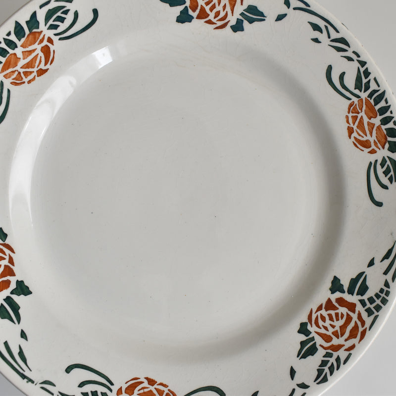 Vintage Plate Gien Roxane F