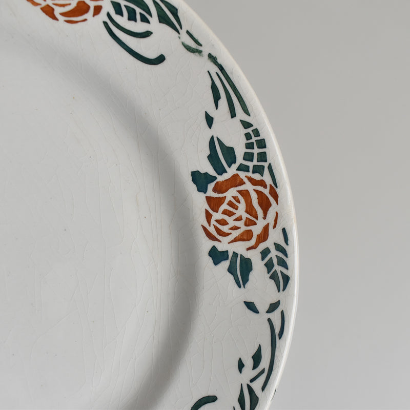 Vintage Plate Gien Roxane F