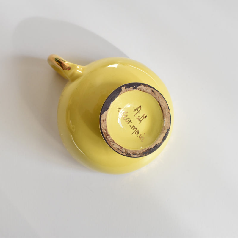 ア.ドラサンヴァル A.Dressinval コーヒーカップ＆ソーサー Yellow A