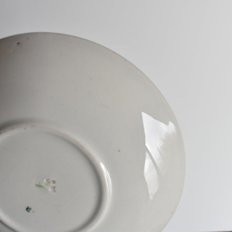 Antique Cup and Saucer K&G Lunéville Bleuet F
