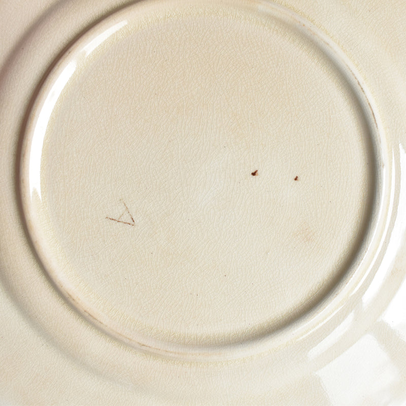 Antique Dessert Plate, Onan Oiseaux B