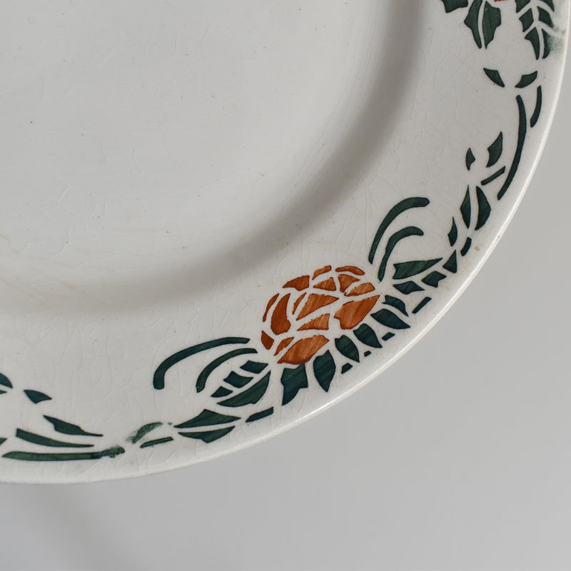 Vintage Plate Gien Roxane F