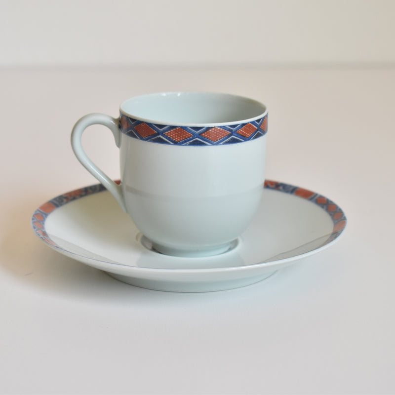 Vintage Cup & Saucer Raynaud Limoges Jumièges C