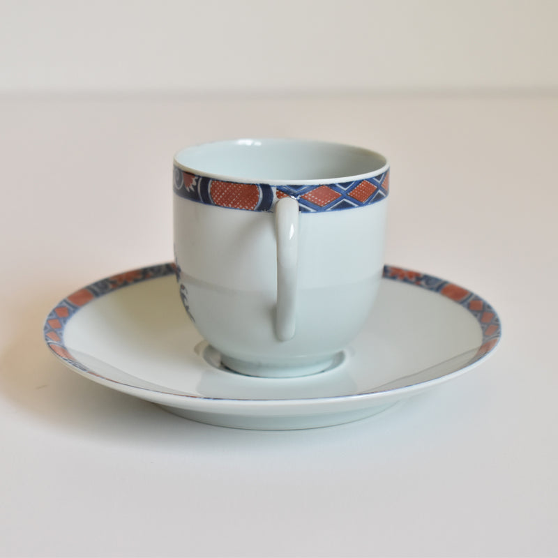 Vintage Cup & Saucer Raynaud Limoges Jumièges C