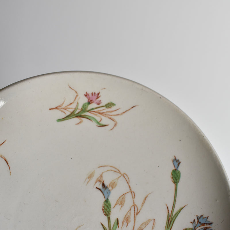 Antique Cup and Saucer K&G Lunéville Bleuet F