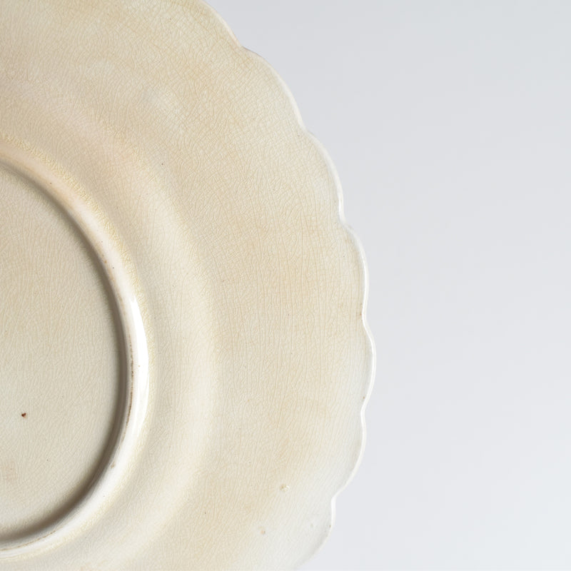 Antique Dessert Plate, Onan Oiseaux B
