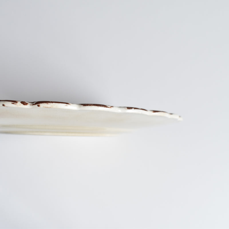 Antique Dessert Plate, Onan Oiseaux B
