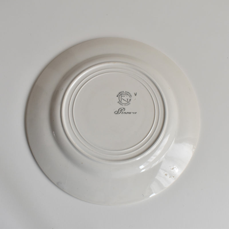 Vintage Plate Gien Roxane G
