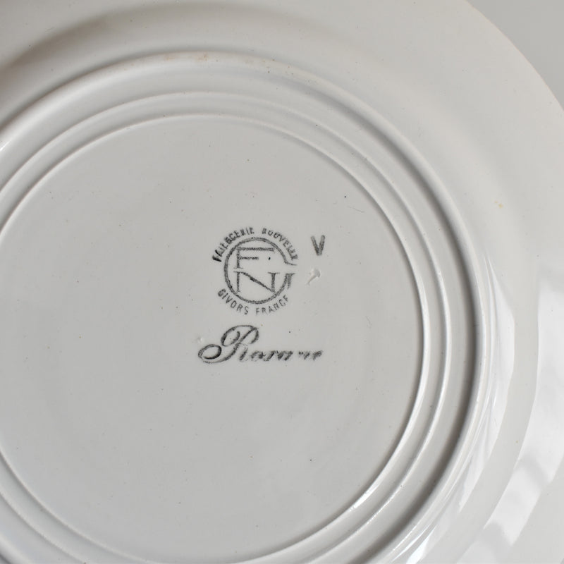 Vintage Plate Gien Roxane G