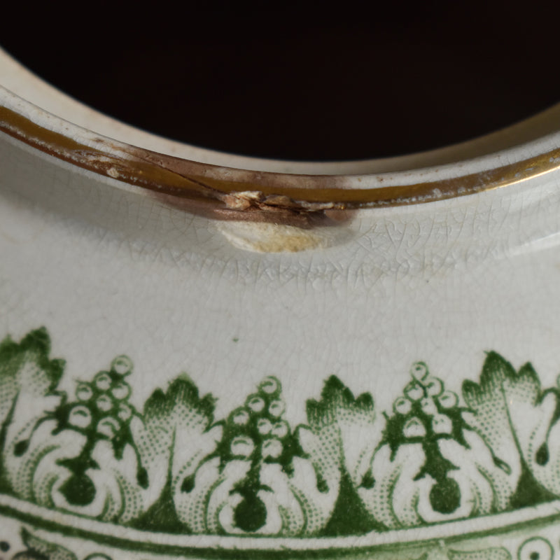 Antique Coffee Pot Badonviller Empire