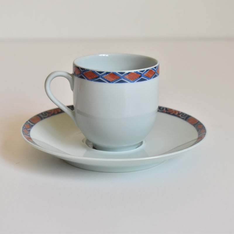 Vintage Cup & Saucer Raynaud Limoges Jumièges B