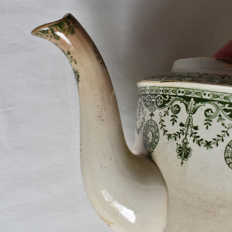 Antique Coffee Pot Badonviller Empire