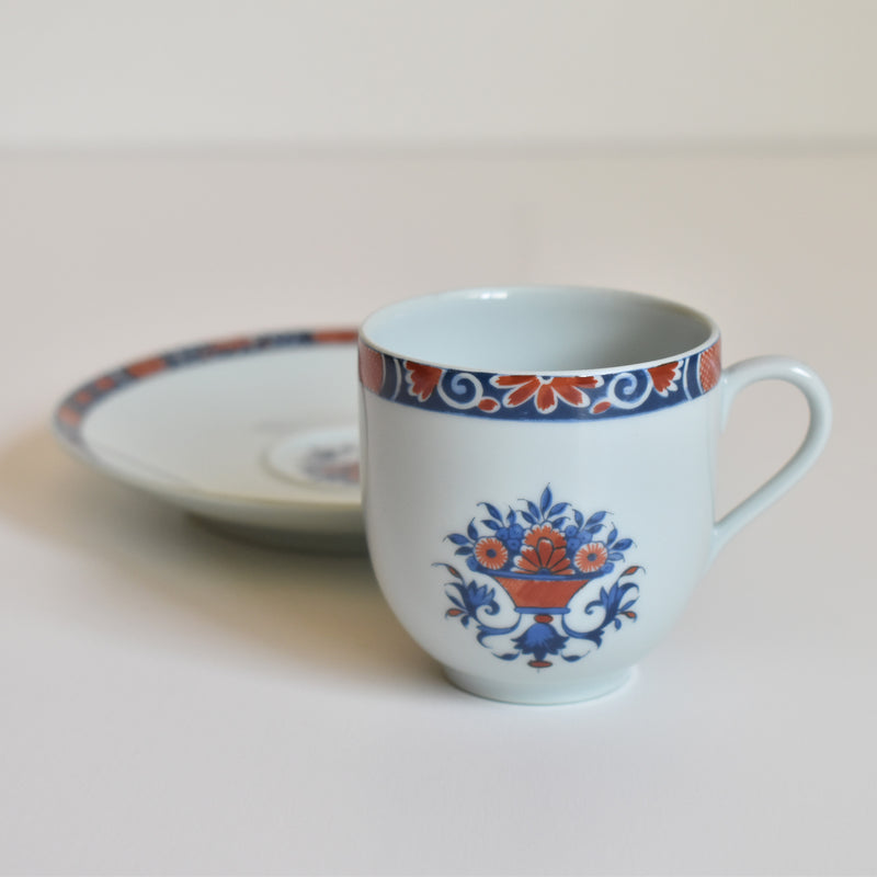 Vintage Cup & Saucer Raynaud Limoges Jumièges B