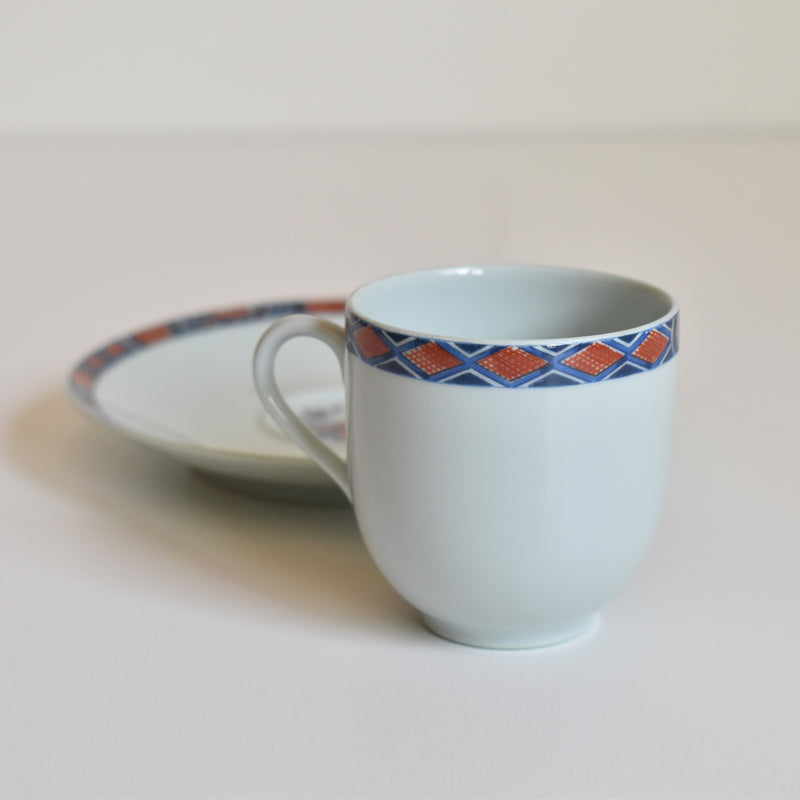 Vintage Cup & Saucer Raynaud Limoges Jumièges B