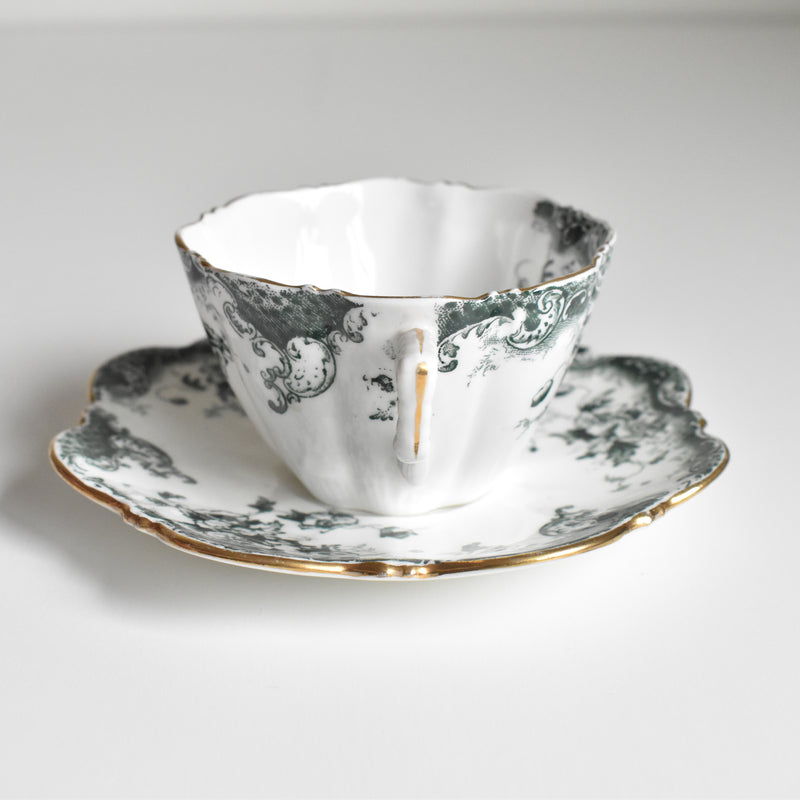 Antique Cup & Saucer RH&SL England DEE A