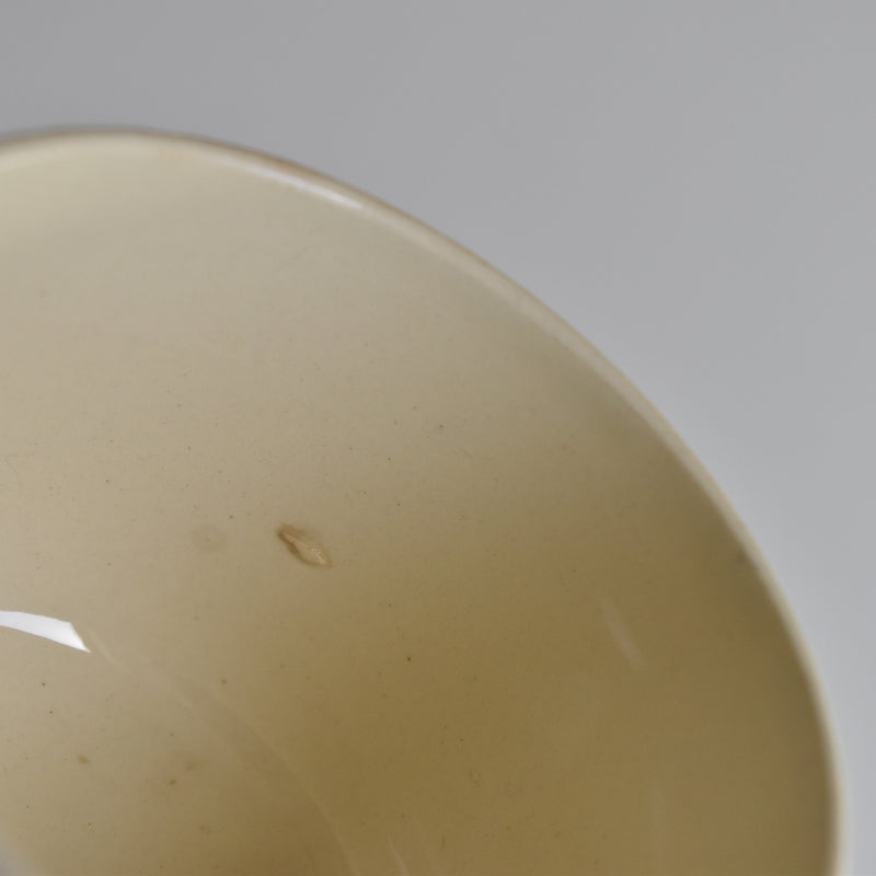 Vintage coffee cup Digoin & Sarreguemines cream D