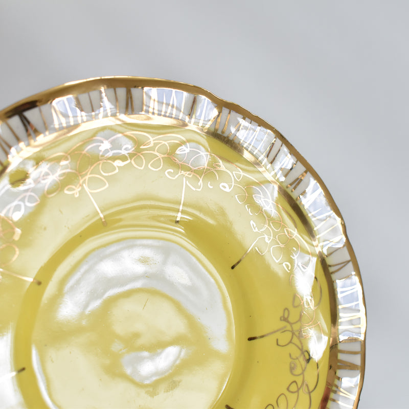 ア.ドラサンヴァル A.Dressinval コーヒーカップ＆ソーサー Yellow B