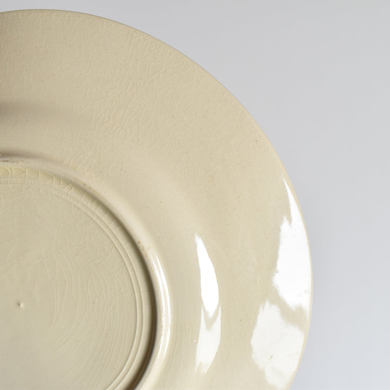 Vintage Dessert Plate - Saint-Amand Fleurs Oranges B