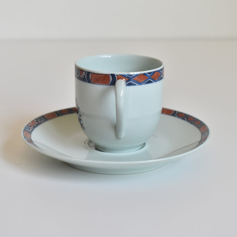 Vintage Cup & Saucer Raynaud Limoges Jumièges A