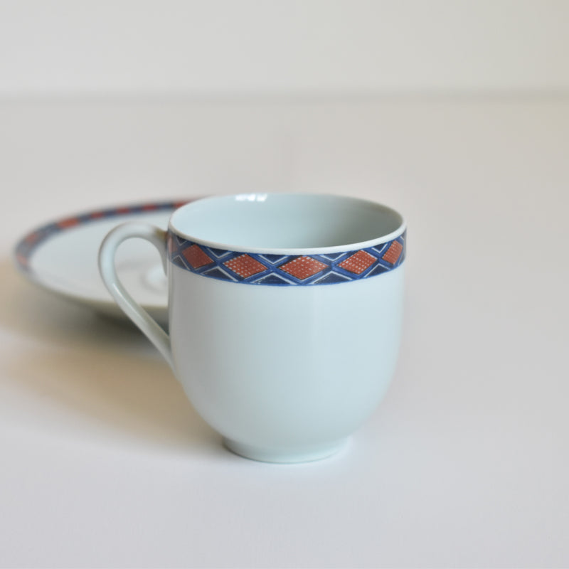 Vintage Cup & Saucer Raynaud Limoges Jumièges A