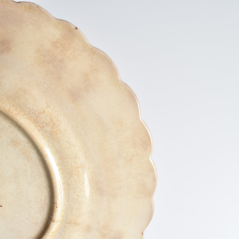 Antique Dessert Plate, Onan Oiseaux C