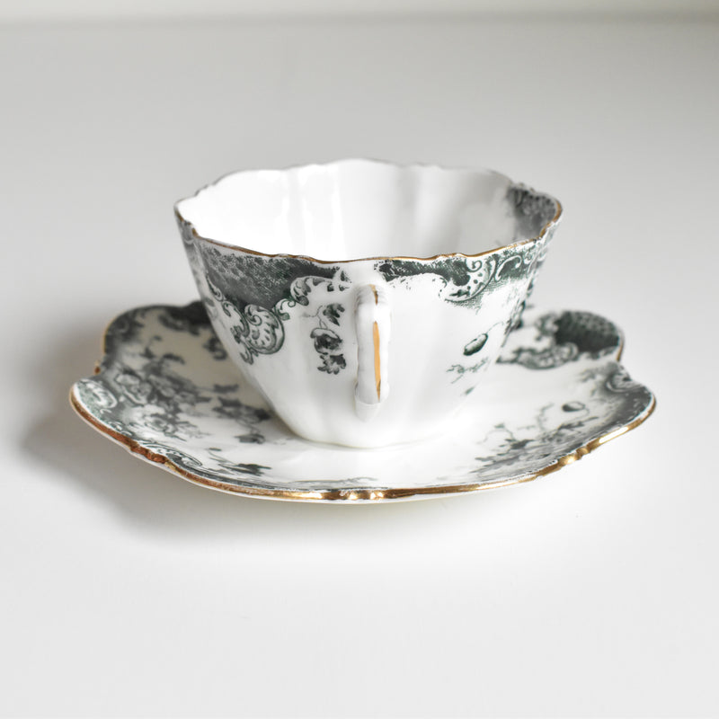 Antique cup and saucer RH&SL England DEE B