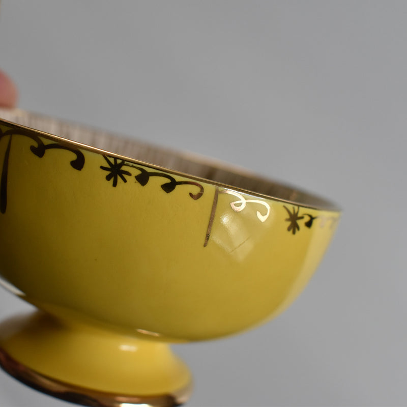 ア.ドラサンヴァル A.Dressinval コーヒーカップ＆ソーサー Yellow B