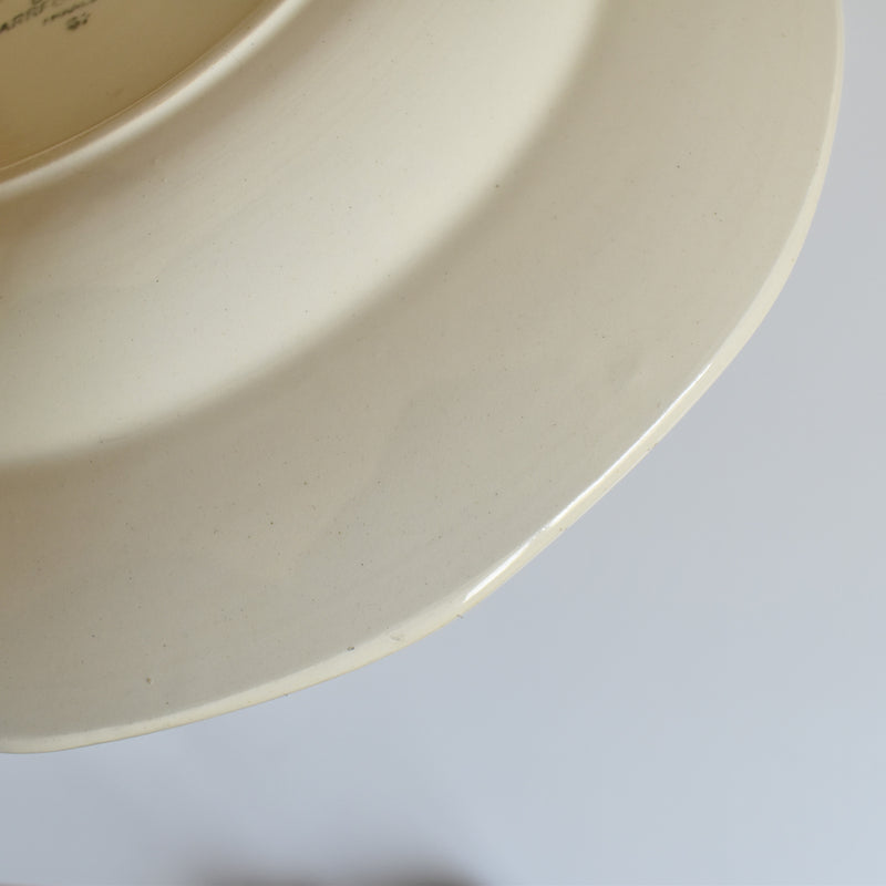 Vintage Deep Plate Digoin & Sarreguemines Boulogne