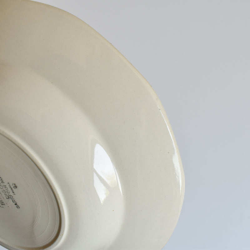 Vintage Deep Plate Digoin & Sarreguemines Boulogne