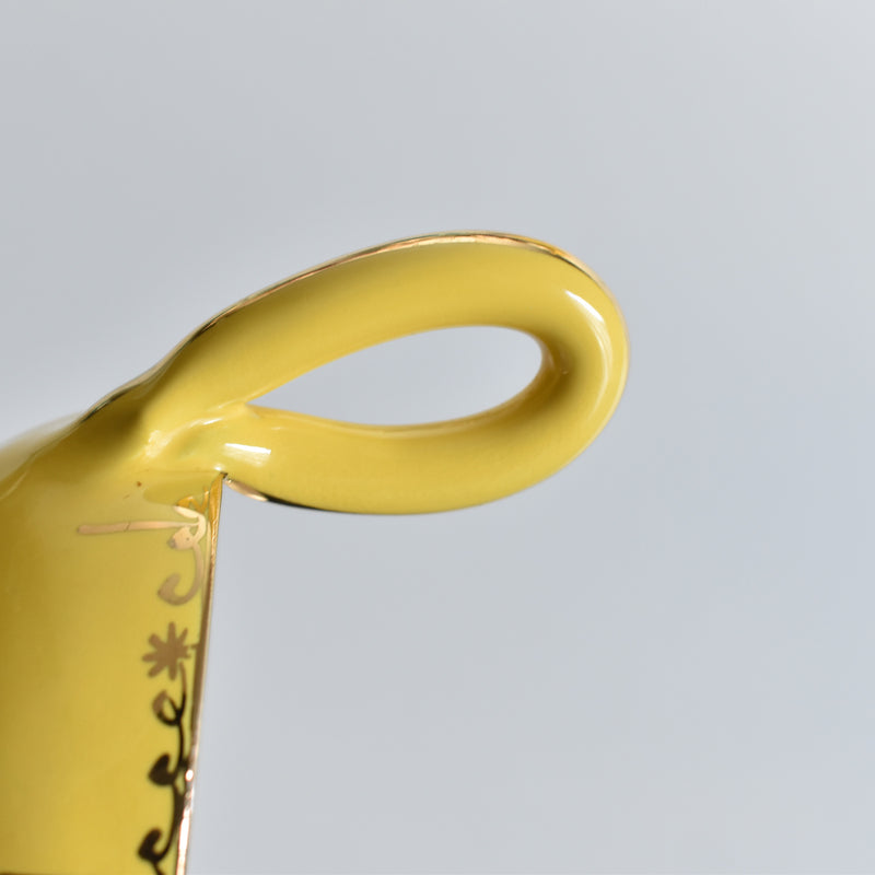 ア.ドラサンヴァル A.Dressinval コーヒーカップ＆ソーサー Yellow B