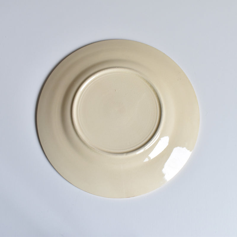 Vintage Dessert Plate, Saint-Amand Fleurs Oranges C