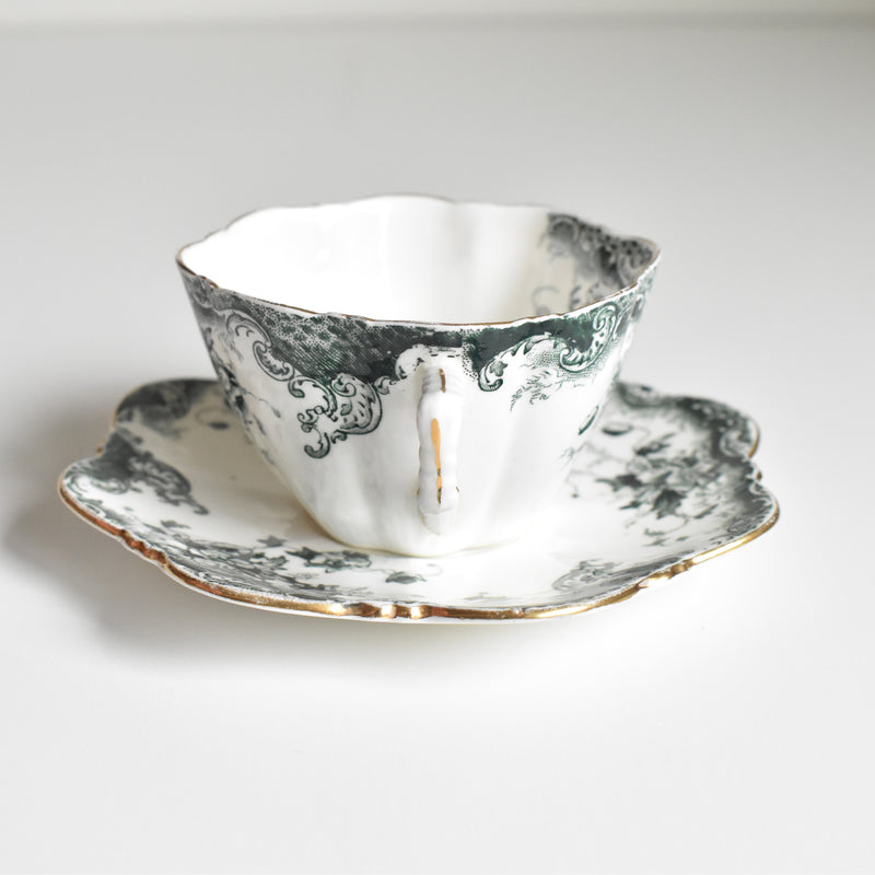 Antique Cup & Saucer RH&SL England DEE C