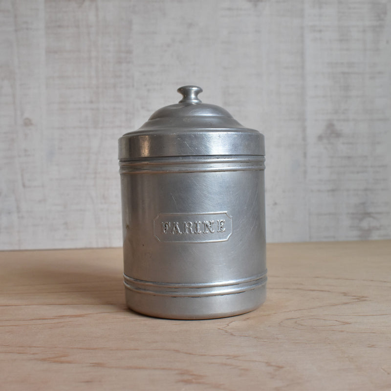Vintage aluminum storage containers - Set of 6