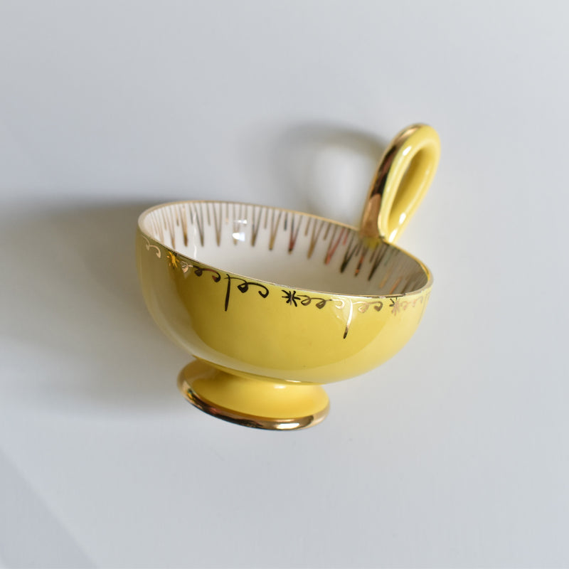 ア.ドラサンヴァル A.Dressinval コーヒーカップ＆ソーサー Yellow B