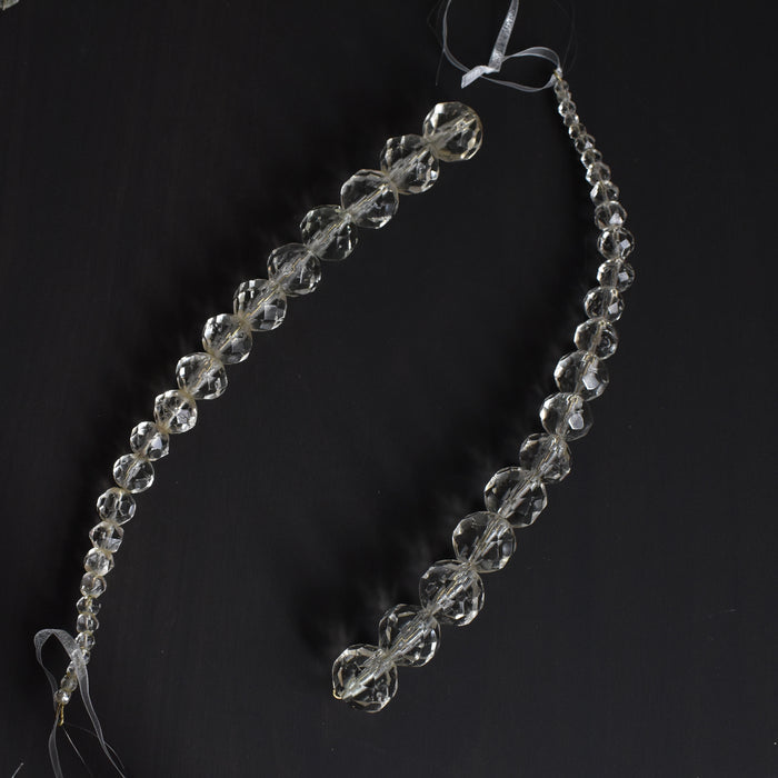 ヴィンテージシャンデリアパーツ　オーナメント　U