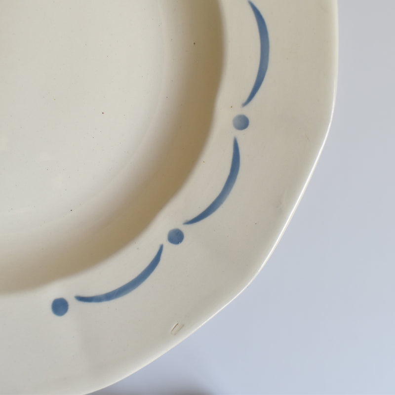 Vintage Deep Plate Digoin & Sarreguemines Boulogne