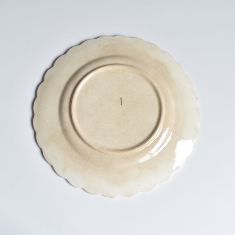Antique Dessert Plates, Onnaing, Oiseaux D