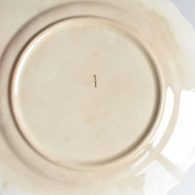 Antique Dessert Plates, Onnaing, Oiseaux D