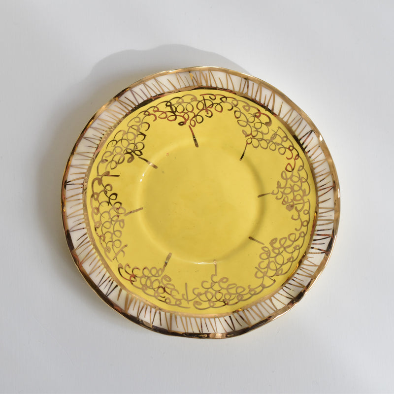 ア.ドラサンヴァル A.Dressinval コーヒーカップ＆ソーサー Yellow C