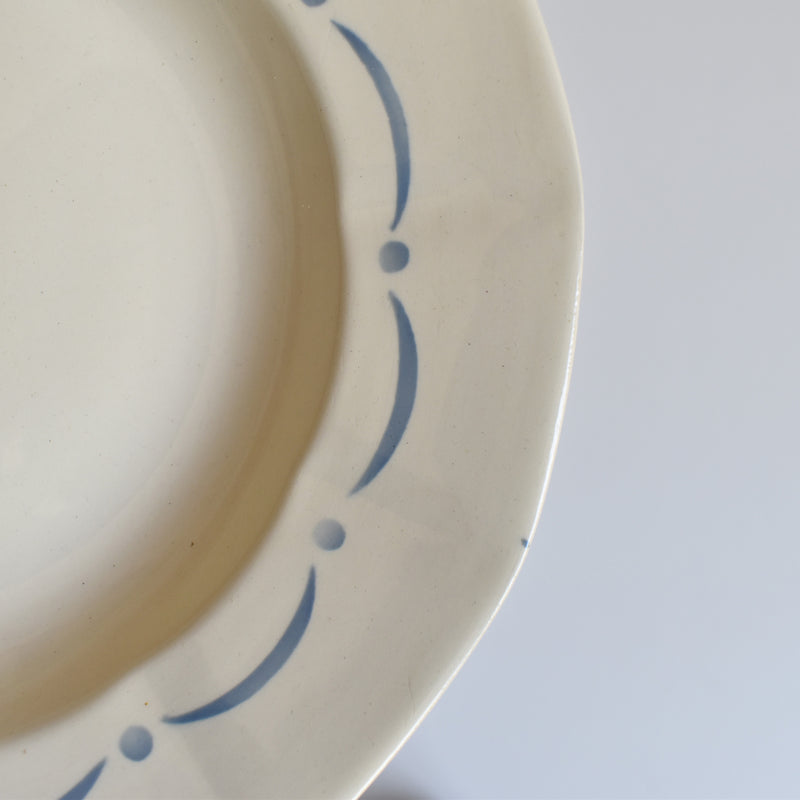 Vintage Deep Plate Digoin & Sarreguemines Boulogne