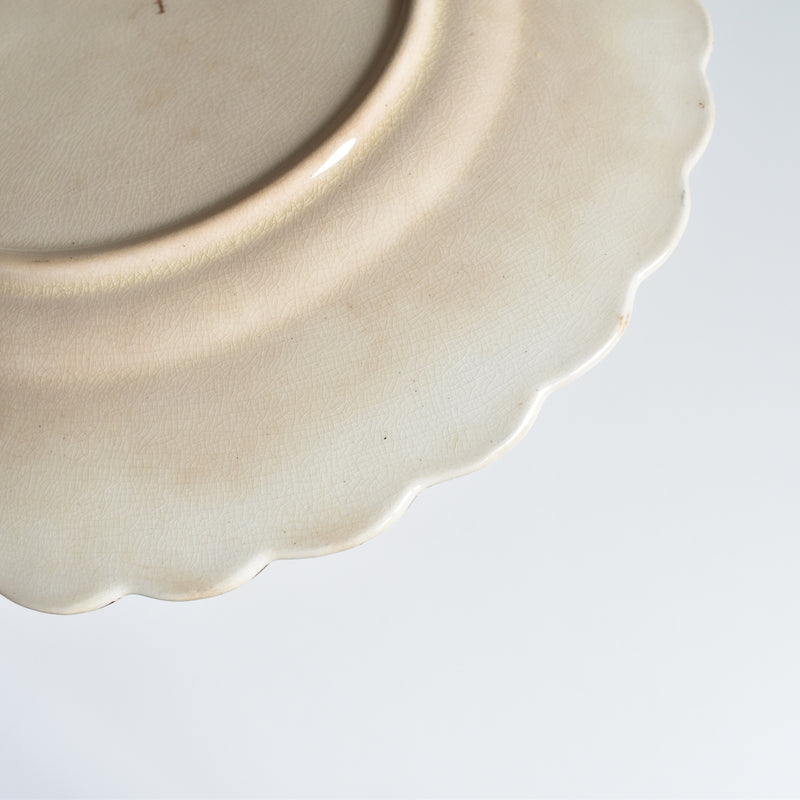 Antique Dessert Plates, Onnaing, Oiseaux D
