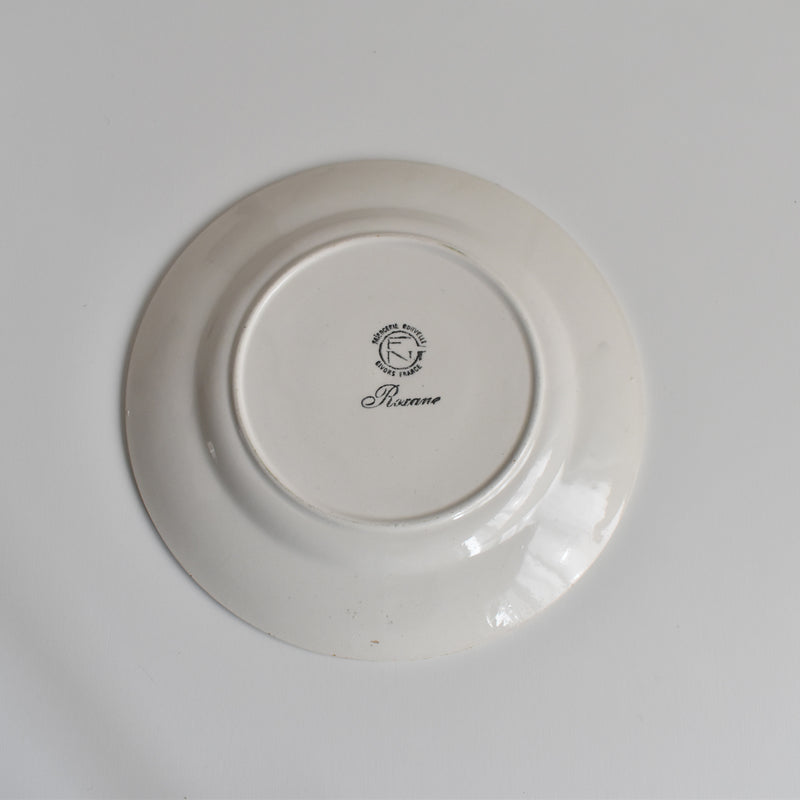 Vintage Dessert Plate, Gien Roxanne B