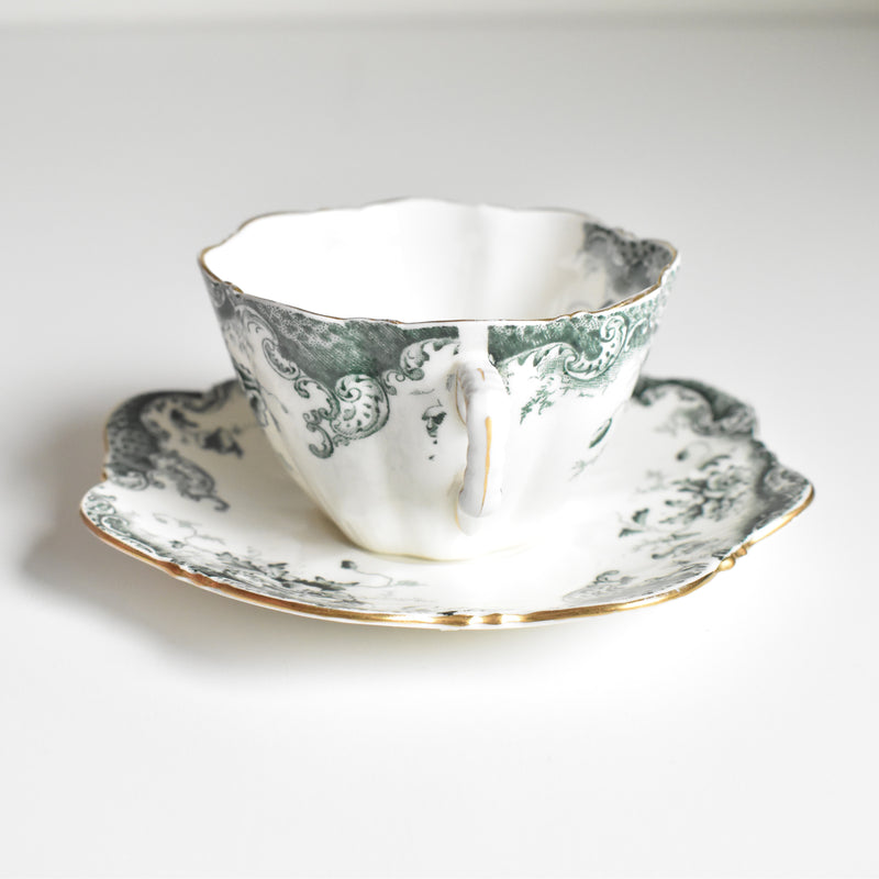 Antique Cup & Saucer RH&SL England DEE E